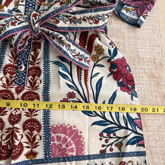 Farm Rio Romantic Lightness Multicolor Floral Romper Size Small NWT - Picture 10 of 14